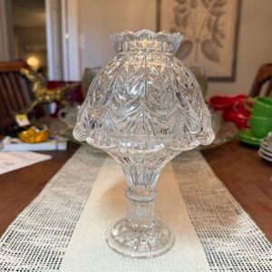 Vintage Fifth Avenue Crystal Fairy Lamp – 9.5”